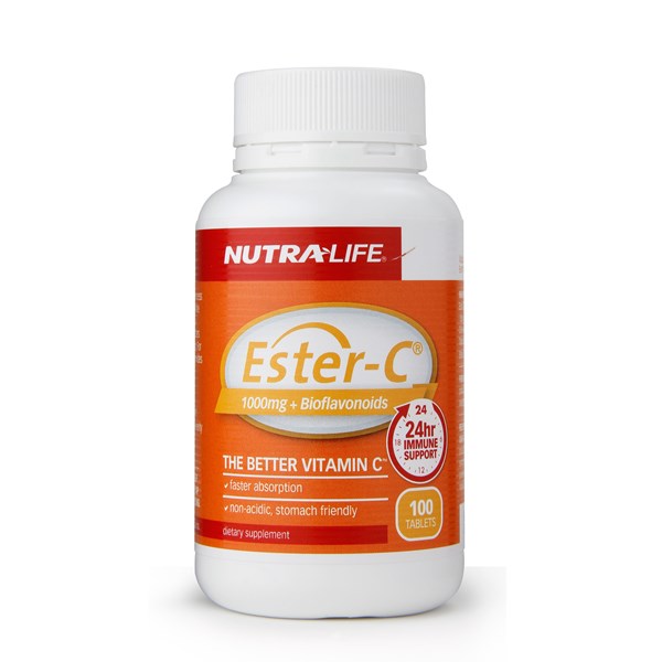 Nutra-life Ester C + Bioflavonoids 1000mg 100 Tablets 